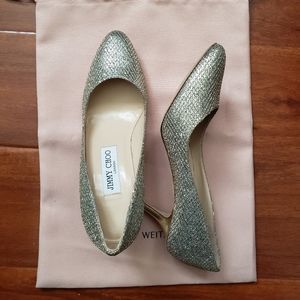 Irena Glitter Pump In Champagne